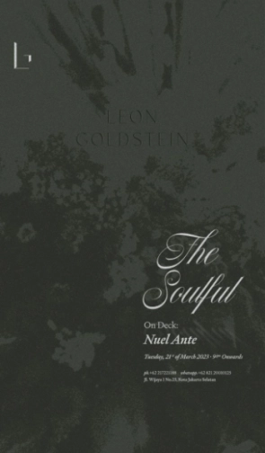 LEON GOLD STEIN JAKARTA - THE SOULFUL+NUEL ANTE