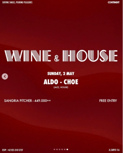 CONTINENT KEBAYORAN BARU - WINE & HOUSE