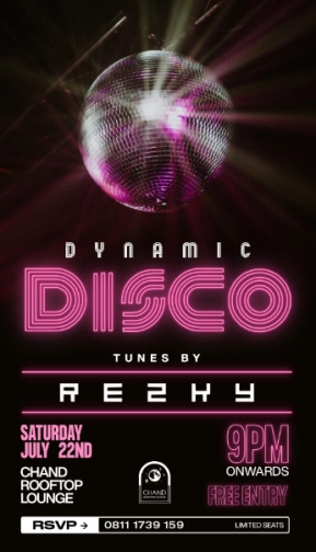 CHAND ROOFTOP LOUNGE JAKARTA - DYNAMIC DISCO