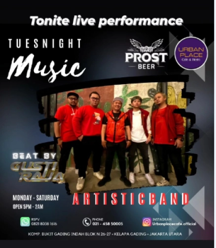 URBAN PLACE JAKARTA - TUESNIGHT MUSIC