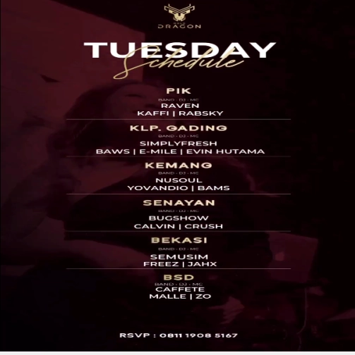 GOLD DRAGON KEMANG - TUESDAY