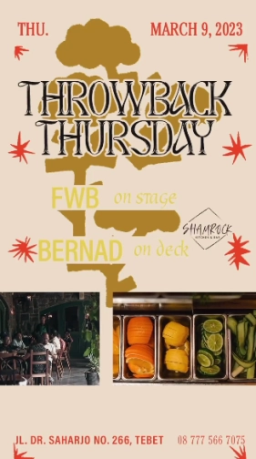 SHAMROCK JAKARTA - THROWBACK THURSDAY