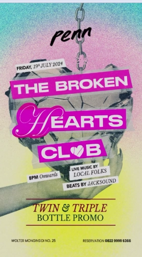 PENN KEBAYORAN BARU - THE BROKEN HEART CLUB