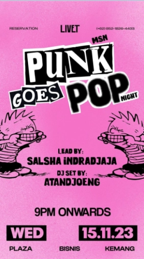 LIVET KEMANG - PUNK GOES POP NIGHT