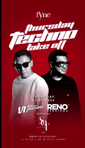 FYNE JAKARTA JAKARTA - THURSDAY TECHNO TAKE OFF