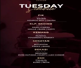 GOLD DRAGON SENAYAN  TUESDAY