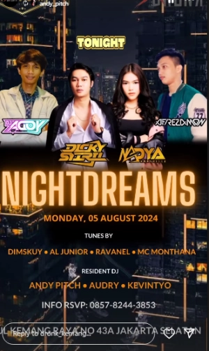 XDRONK JAKARTA - NIGHTDREAMS