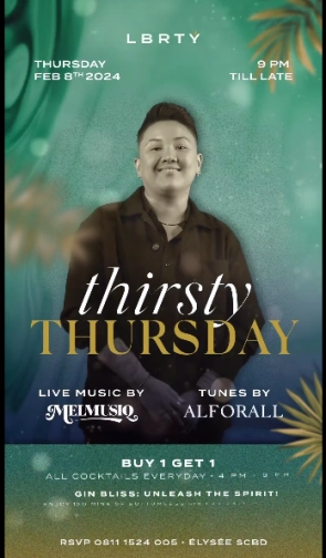 LBRTY JAKARTA - THIRSTY THURSDAY