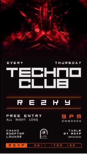 CHAND ROOFTOP LOUNGE JAKARTA - TECHNO CLUB