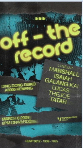 DING DONG DISCO JAKARTA - OFF THE RECORD