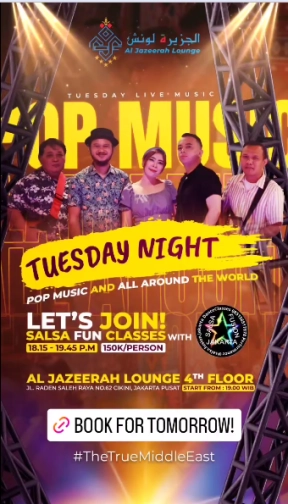 AL JAZEERAH LOUNGE JAKARTA - POP MUSIC