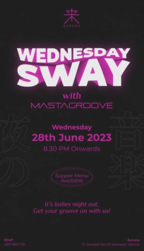 KURUNE JAKARTA - WEDNESDAY SWAY