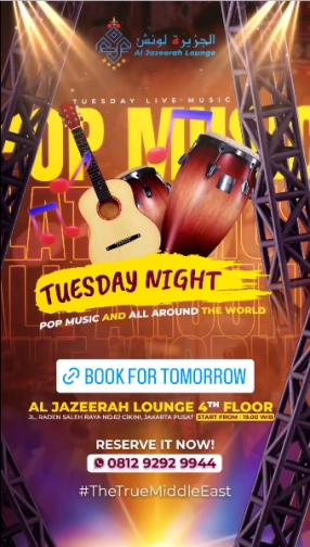 AL JAZEERAH LOUNGE JAKARTA - POP MUSIC