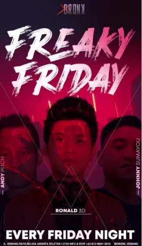 XDRONK JAKARTA - FREAKY FRIDAY