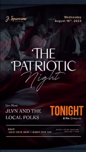 J.SPARROW JAKARTA - THE PATRIOTIC NIGHT