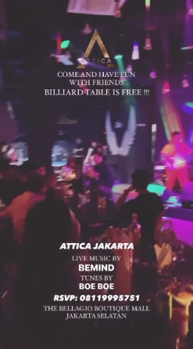 ATTICA JAKARTA - FRIDAY