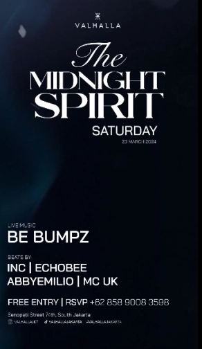 VALHALLA JAKARTA - THE MIDNIGHT SPIRIT