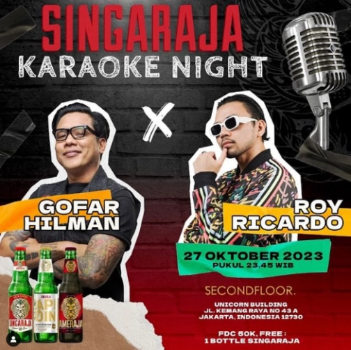 SECONDFLOOR BAR & LOUNGE JAKARTA - SINGARAJA KARAOKE NIGHT