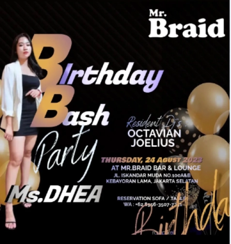 MR BRAID JAKARTA - BIRTHDAY BASH