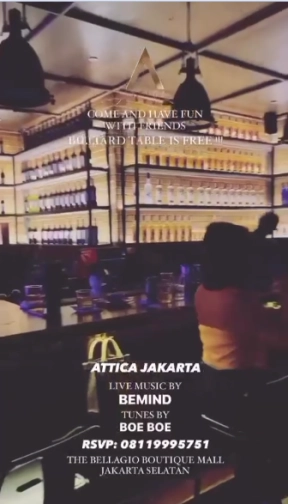 ATTICA JAKARTA - FRIDAY