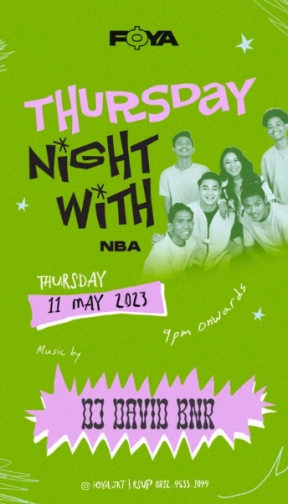 FOYA JAKARTA - THURSDAY NIGHT WITH NBA