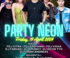 LLOUSIANA BAR JAKARTA  PARTY NEON