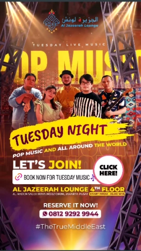 AL JAZEERAH LOUNGE JAKARTA - POP MUSIC