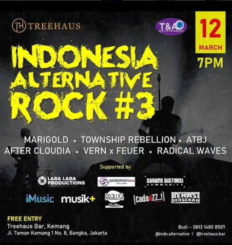 TREEHAUS JAKARTA - INDONESIA ALTERNATIVE ROCK#3