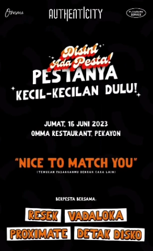 OMMA RESTAURANT BEKASI - PESTANYA KECIL - KECILAN DULU