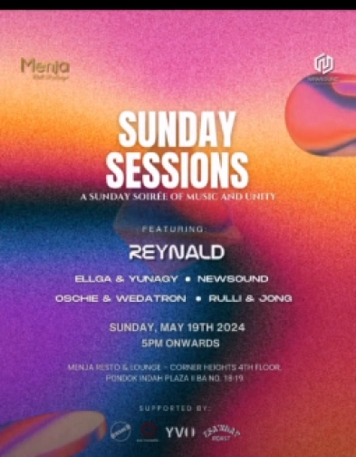 MENJA RESTO & LOUNGE JAKARTA - SUNDAY SESSIONS