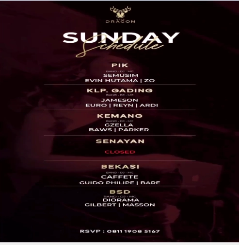 GOLD DRAGON KEMANG - SUNDAY