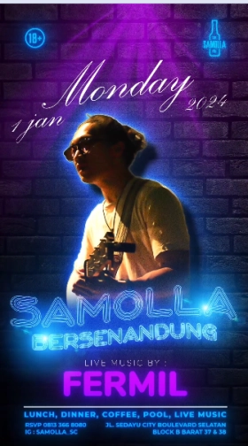 SAMOLLA CAFE & POOL JAKARTA - SAMOLA BERSENANDUNG