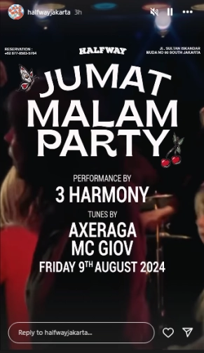 HALF WAY JAKARTA - JUMAT MALAM PARTY