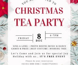 KALTURE BAR  RESTO JAKARTA  CHRISTMAS TEA PARTY