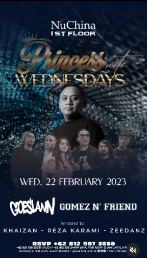 NU CHINA JAKARTA - PRINCESS VIP NIGHT