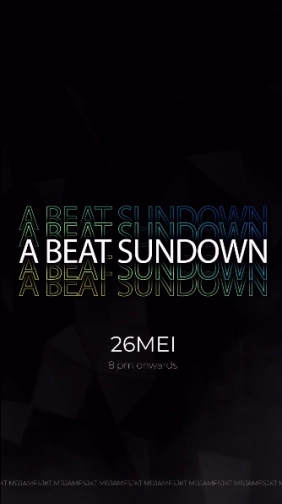 MR JAMES JAKARTA - A BEAT SUNDOWN