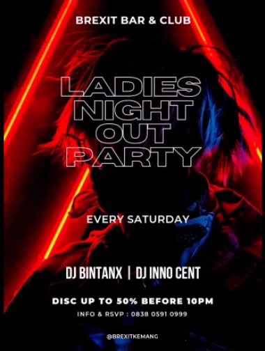 BREXIT JAKARTA - LADIES NIGHT OUT PARTY