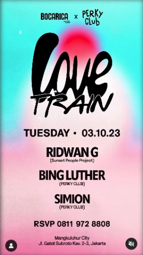 BOCARICA JAKARTA - LOVE TRAIN