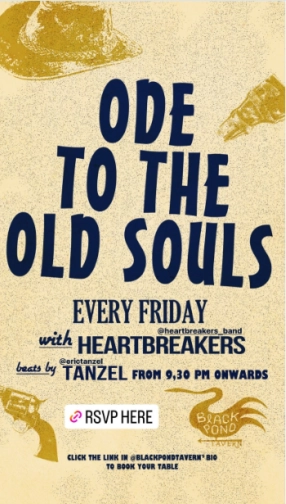 BLACK POND TAVERN JAKARTA - ODE TO THE OLD SOULS