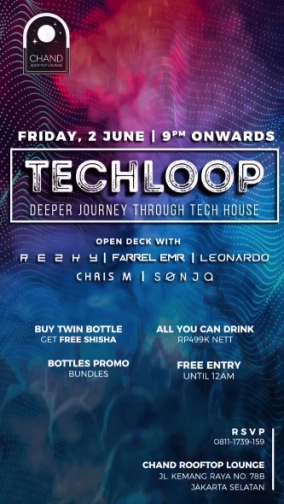 CHAND ROOFTOP LOUNGE JAKARTA - TECHLOOP