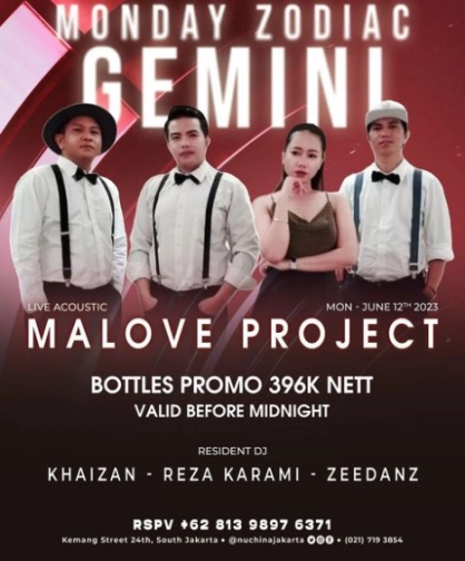 NU CHINA JAKARTA - *MONDAY ZODIAC* G E M I N I