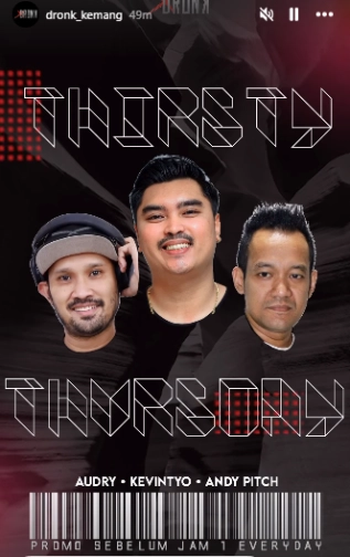 XDRONK JAKARTA - THIRST THURSDAY