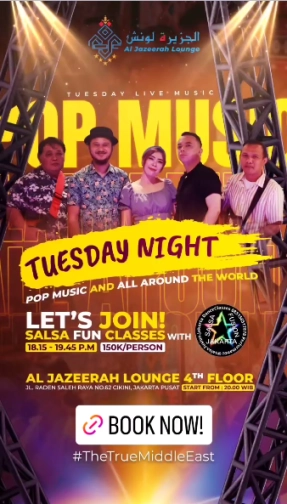 AL JAZEERAH LOUNGE JAKARTA - POP MUSIC