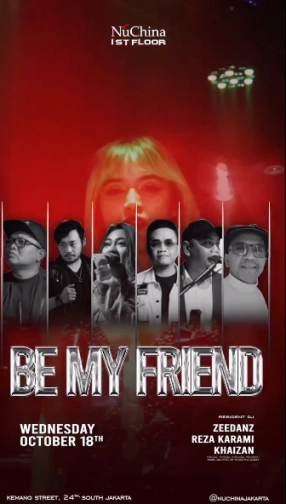 NU CHINA JAKARTA - BE MY FRIEND