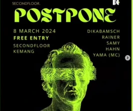 SECONDFLOOR BAR  LOUNGE JAKARTA  POSTPONE