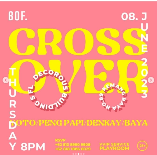 BACKROOM ON FIFTH JAKARTA - CROSS OVER