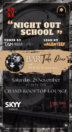 CHAND ROOFTOP LOUNGE JAKARTA - NIGHT OUT SCHOOL