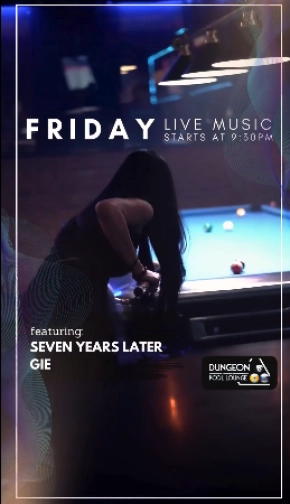 DUNGEON POOL LOUNGE JAKARTA - FRIDAY