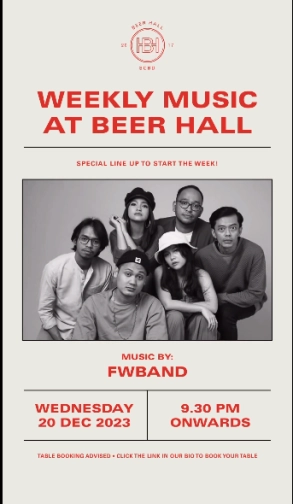 BEER HALL JAKARTA - WEDNESDAY