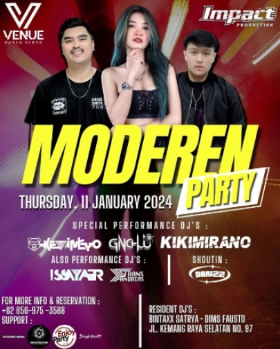 VENUE JAKARTA - MODEREN PARTY